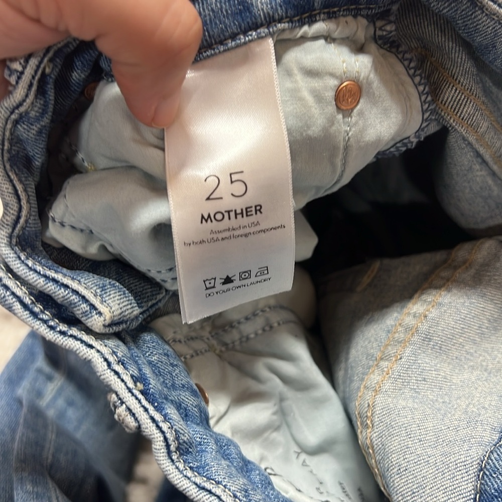 Mother Denim | The Looker Ankle Step Fray Exposed secret sister | 25‎ #31 - Picture 5 of 6